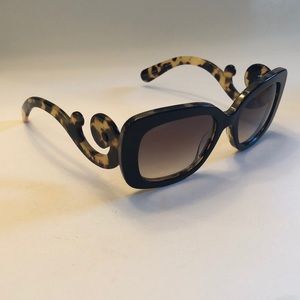 Prada Baroque Tortoise Sunglasses